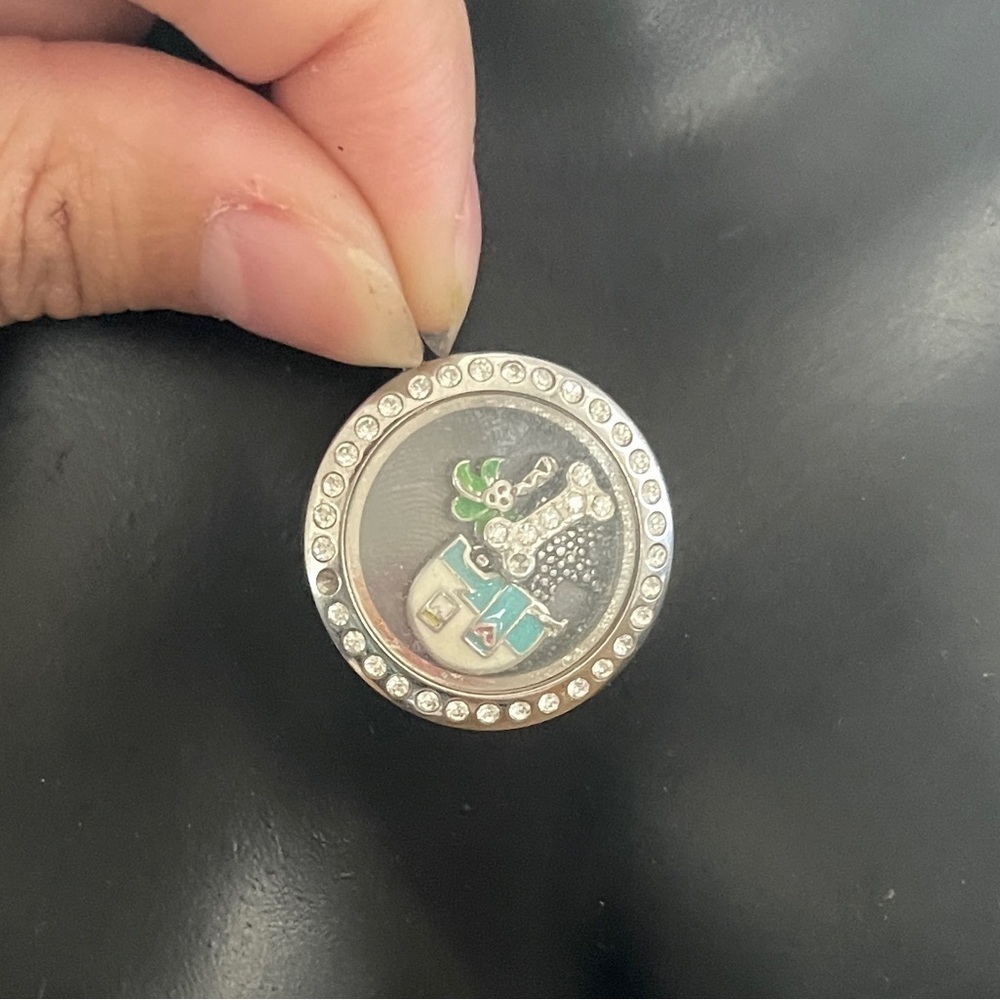 Origami owl travel lock charm pendant - Picture 2 of 5